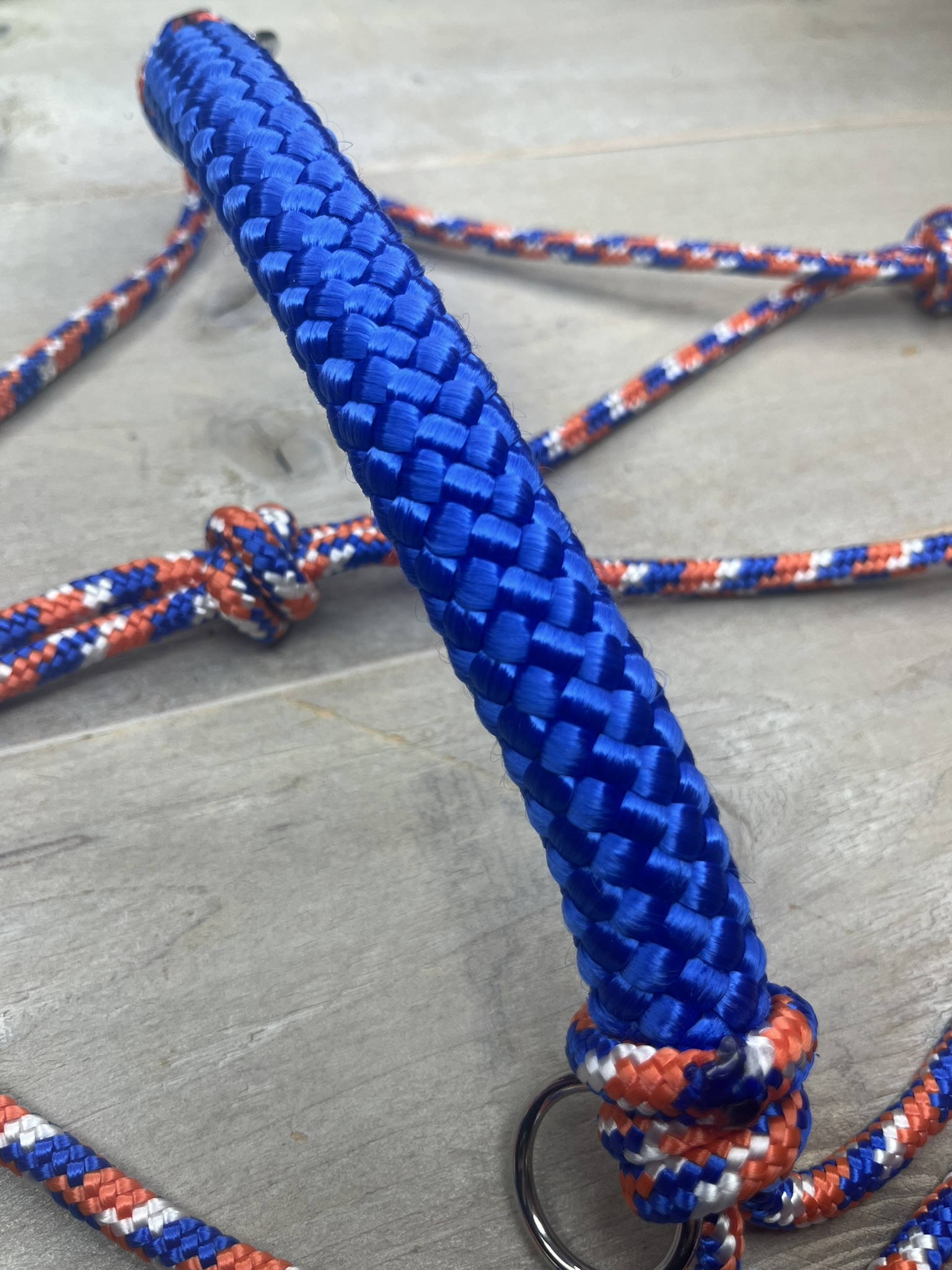 Electric Blue Touwhalster - Afbeelding 4