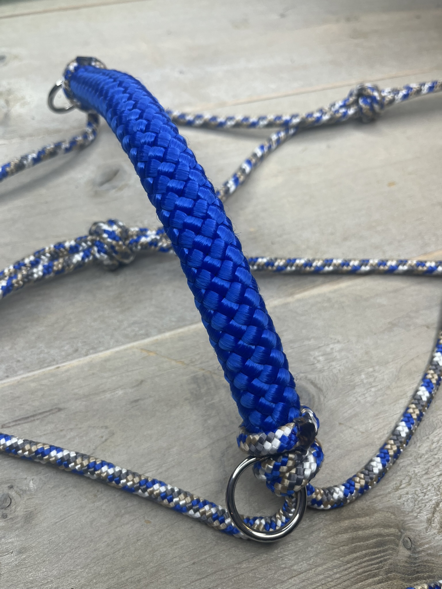 Electric Blue Touwhalster - Afbeelding 3