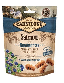 Carnilove Crunchy Snack Zalm/Blauwe bes 200gr