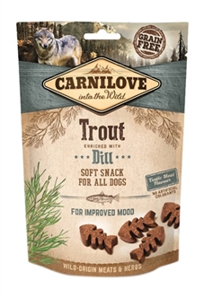 Carnilove Soft Snack Forel/Dille 200gr
