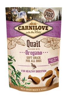 Carnilove Soft Snack Kwartel/Oregano 200gr