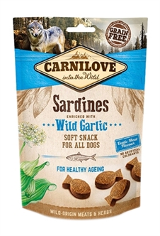 Carnilove Soft Snack Sardines/Wilde Knoflook 200gr