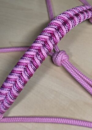 Touwhalster visgraat neusstuk - Pink Mix