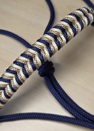 Touwhalster visgraat neusstuk - Blue Golden